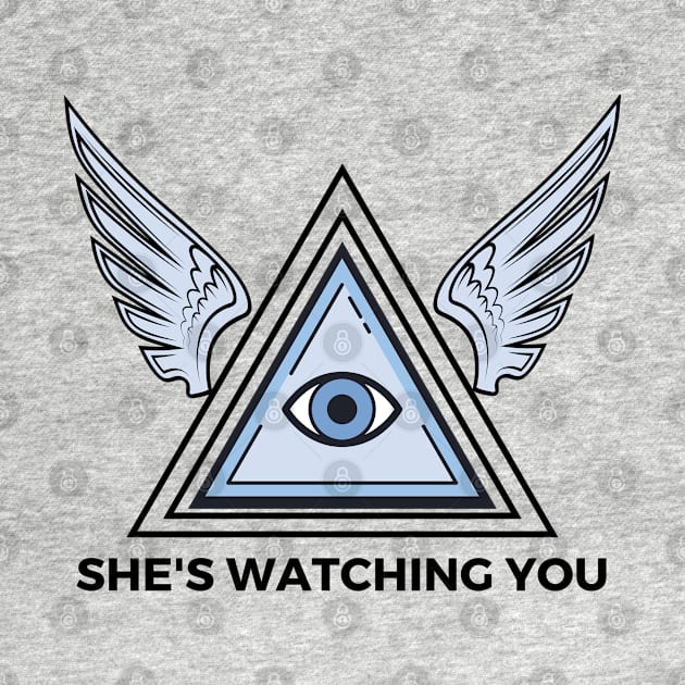 She's Watching You Angel Eye by spiritualmate